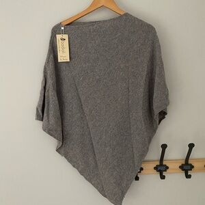 Italian Wool and cashmere shawl/poncho